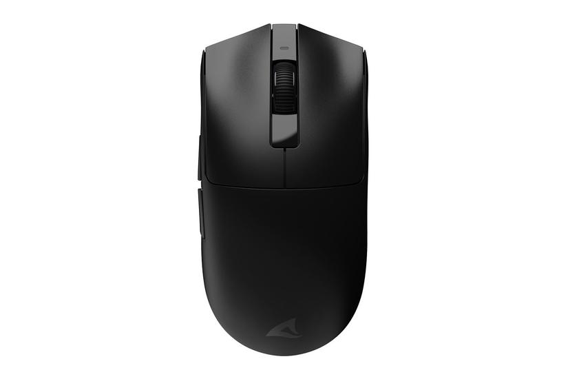 Sharkoon Mus - 12000 dpi - Genopladelig - 5 knapper - Spil - Sort - Højre hånd - Optisk