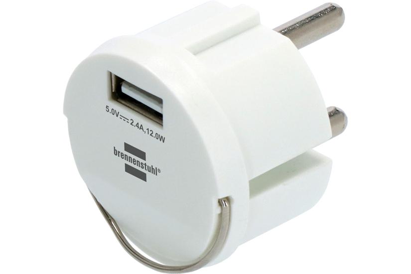Brennenstuhl Steckdoseneinsatz Schuko mit USB 2.4