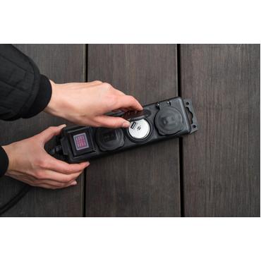 Brennenstuhl Steckdoseneinsatz Schuko mit USB 2.4