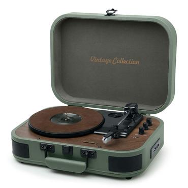 Muse MT-207 PGR Stereo Turntable, Green