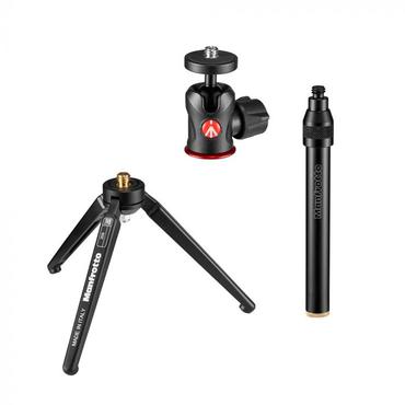 Manfrotto 209,492LONG-1 kamerastativ Digital-/filmkameraer 3 ben Sort