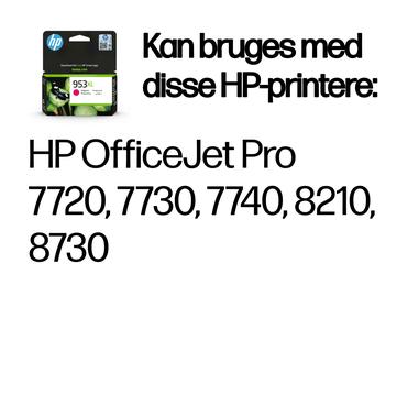 HP Original 953XL-blækpatron med høj kapacitet, magenta