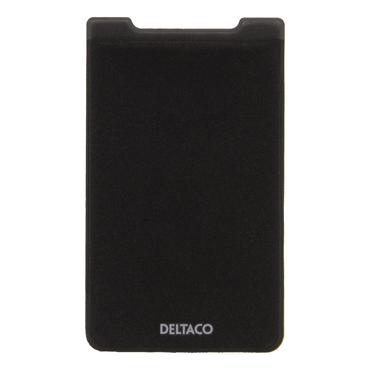 DELTACO - magnetkorthållare för mobiltelefon/kreditkort