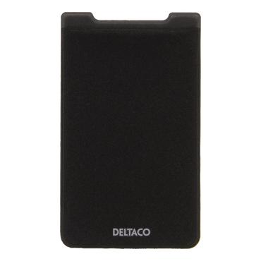 DELTACO - magnetkorthållare för mobiltelefon/kreditkort