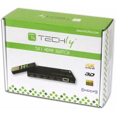 Techly IDATA HDMI-4K51 video-switch