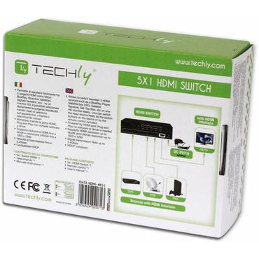 Techly IDATA HDMI-4K51 video-switch