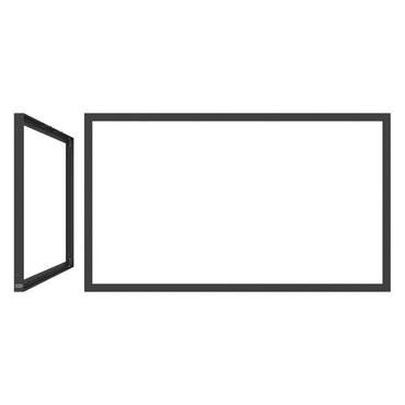 86L/P Casing Frame BL Black RAL9005 Beställningsvara