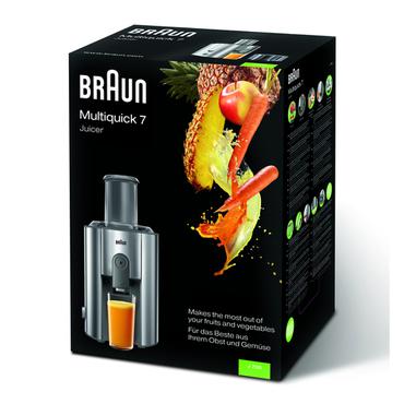 Braun Multiquick 7 juicer J 700 Frugtpresser 1000 W Rustfrit stål