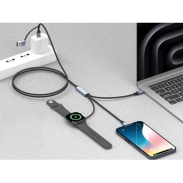 Sandberg 441-69 USB-kabel 1,2 m USB A/USB C Sort