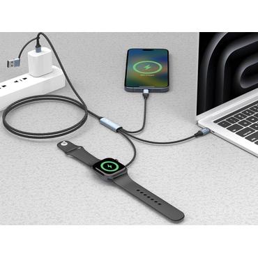 Sandberg 441-69 USB-kabel 1,2 m USB A/USB C Sort