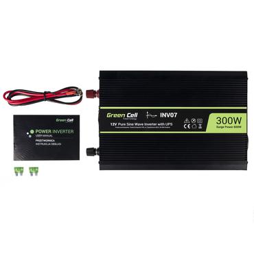 Green Cell - DC til AC inverter - 300 Watt