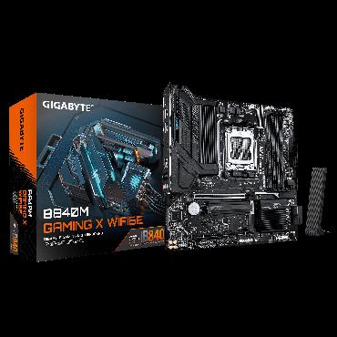 GIGABYTE Bundkort - AMD B840 - Sokkel AM5 - Micro ATX - DDR5-SDRAM - 2,5/1/0,1 - 256 GB