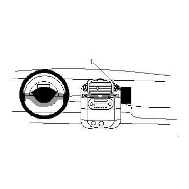 Brodit ProClip Angled mount - beslag til montering