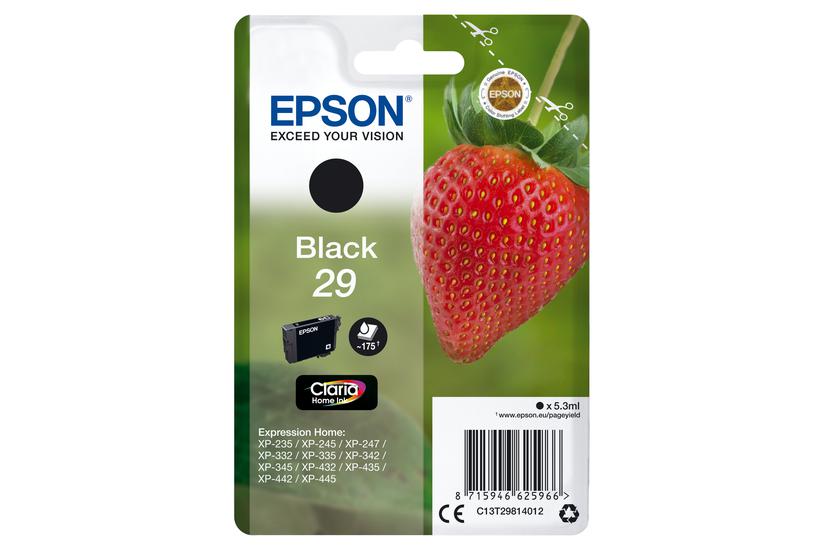 Epson 29 - svart - original - bl&auml;ckpatron