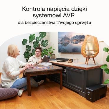 Green Cell UPS-enhed Interaktivt indgangsstik 1,5 kVA 900 W 4 AC stikkontakt(er)