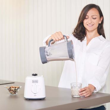 BLACK+DECKER Jar Blender 500W White