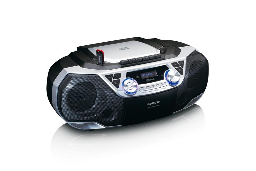 Lenco SCD-720SI - boombox - CD, USB-vart, Kassett, Bluetooth