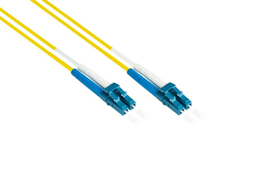 Good Connections Fiberkabel - 2 m - Single-mode - Gul - Low smoke zero halogen (LSZH)