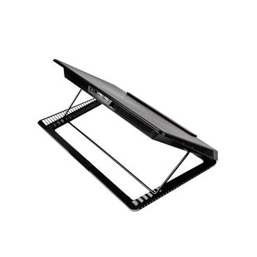 Savio Laptop cooling pad 6 backlit fans 2000 RPM COS-01 køling til laptop 43,9 cm (17.3") Sort, Rød