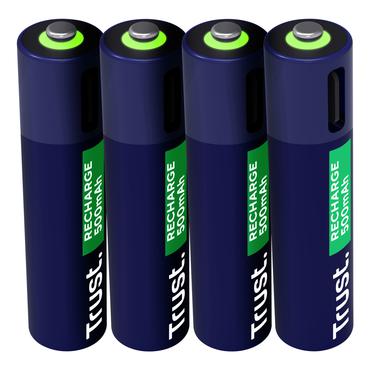 Trust 25671 husholdningsbatteri Genopladeligt batteri AAA