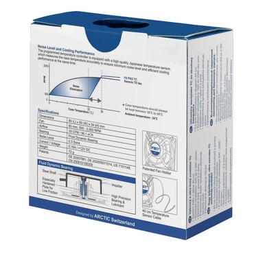 ARCTIC F8 Pro TC - lådfläkt