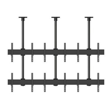 Multibrackets M Pro MBC3X2U2 monteringssats - för 12 LCD-bildskärmar - svart