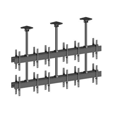 Multibrackets M Pro MBC3X2U2 monteringssats - för 12 LCD-bildskärmar - svart