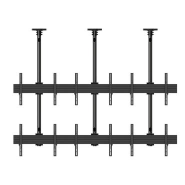 Multibrackets M Pro MBC3X2U2 monteringssats - för 12 LCD-bildskärmar - svart