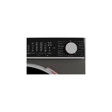 Sharp Tvättmaskin - 8 kg - A - 1400 RPM - 75 dB - Frontmatad - B - Espresso Gray - 47 kWh