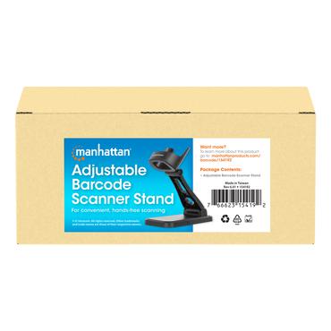 Manhattan 154192 holder Passiv holder Stregkodescanner Sort