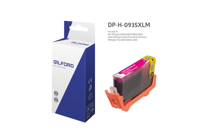 Gilford DP-H-0935XLM bl&aelig;kpatron 1 stk Kompatibel Magenta