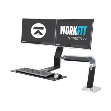 Ergotron WorkFit-A Dual with Worksurface+ Standing Desk