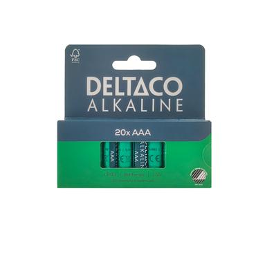 Deltaco AAA alkaline 20-pack
