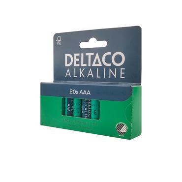 Deltaco AAA alkaline 20-pack