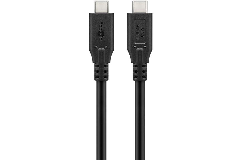 USB-C&trade; Cable, USB 3.2, 60 W, 10 Gbit/s, Power Delivery, 2 m - USB-C&trade; connector > USB-C&trade; connector