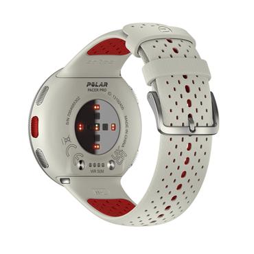 Polar Pacer Pro 3,05 cm (1.2") MIP 45 mm Digital 240 x 240 pixel Hvid GPS (satellit)