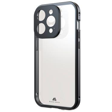 BLACK ROCK 360&deg; Glass Cover iPhone 15 Pro Transp/Black