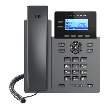 Grandstream Networks GRP2602P IP-telefon Sort 2 Linier LCD