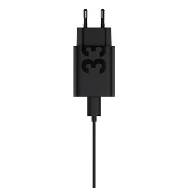 Motorola TurboPower Wall Charger 33W USB-C  1m C-C cable  Black
