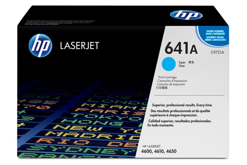 HP 641A - cyan - original - LaserJet - tonerpatron (C9721A)