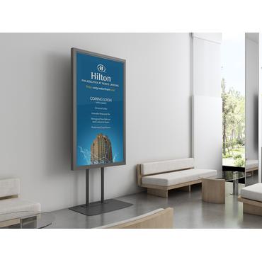 Multibrackets M Pro Series h&ouml;lje - Smal - f&ouml;r LCD-display - dual pole - svart