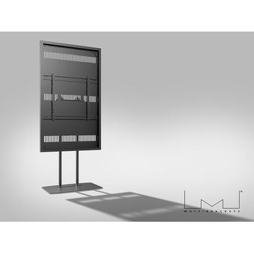Multibrackets M Pro Series h&ouml;lje - Smal - f&ouml;r LCD-display - dual pole - svart