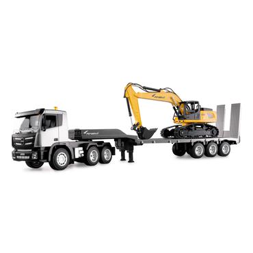 Amewi 2-in-1 Tieflader/Bagger-Set G836E/G041E 1:24 RTR