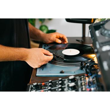 Lenco L-3809ME pladespiller Direct drev pladespiller Blå, Metallic Vejledning