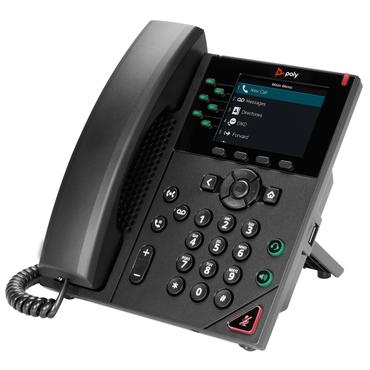 Poly VVX 350 - VoIP-telefon - 3-riktad samtalsförmåg
