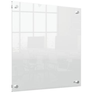 Nobo transparent akryl mini whiteboard v&aelig;gmonteret 450x450mm