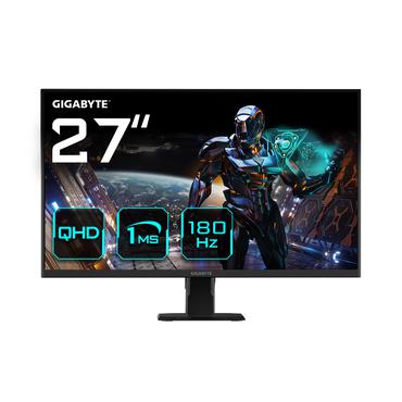 Gigabyte GS27QA skærm - Kantbelyst LED - 27" - AMD FreeSync, VESA Adaptive-Sync - SS IPS - 1ms - QHD 2560x1440 ved 180Hz
