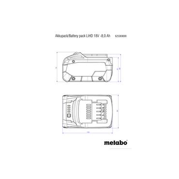 Metabo 625549000 batterioplader Universel Vekselstrøm
