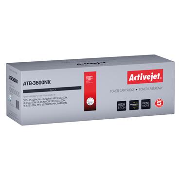 Activejet ATB-3600NX Toner til Brother-printere; Erstatning Brother TN3600XL; Supreme; 6000 sider; sort)