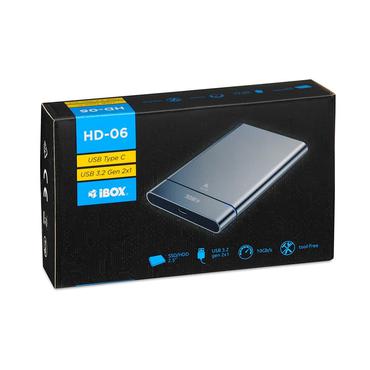 iBOX HD-06 - f&ouml;rvaringsl&aring;da - SATA 6Gb/s - USB 3.2 (Gen 2)